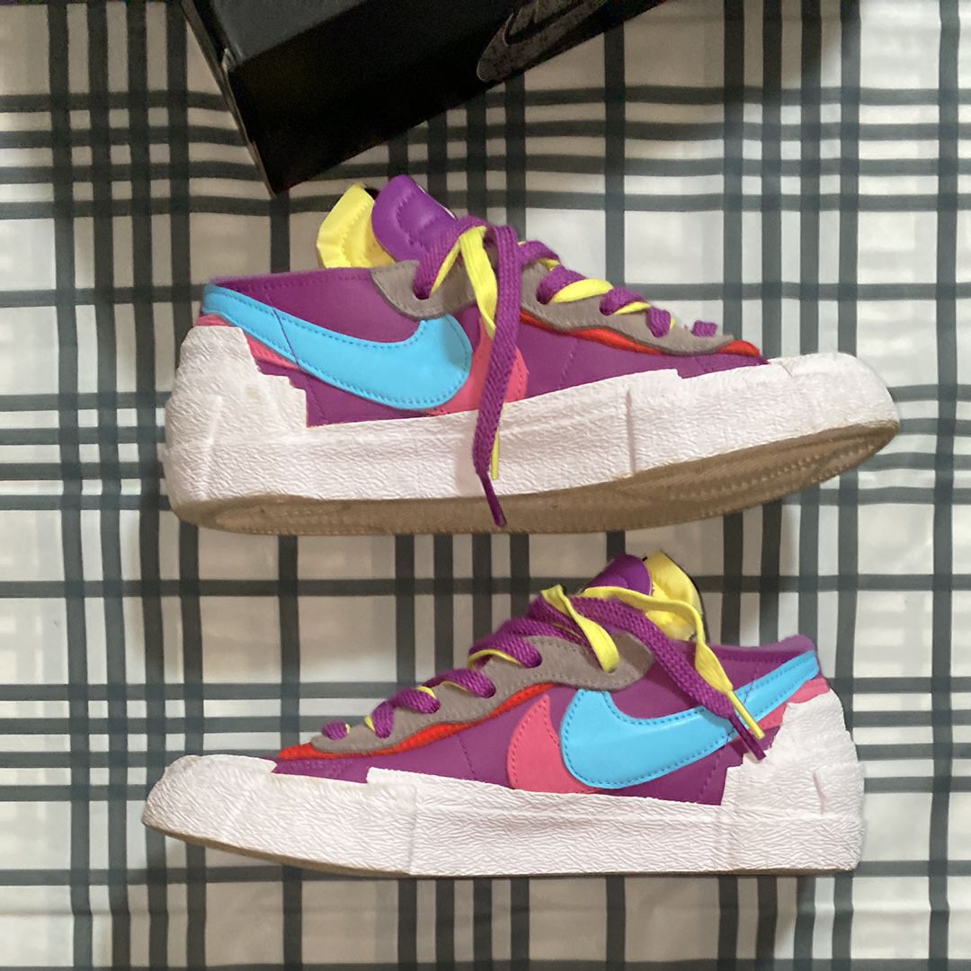 KAWS × sacai × Nike Blazer Low "Purple Dusk"