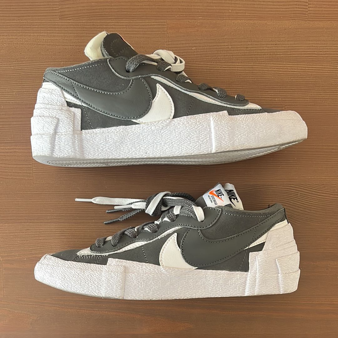 Sacai × Nike Blazer Low "Iron Grey"