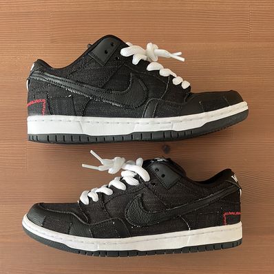 Wasted Youth × Nike SB Dunk Low "Black Denim" / VERDY