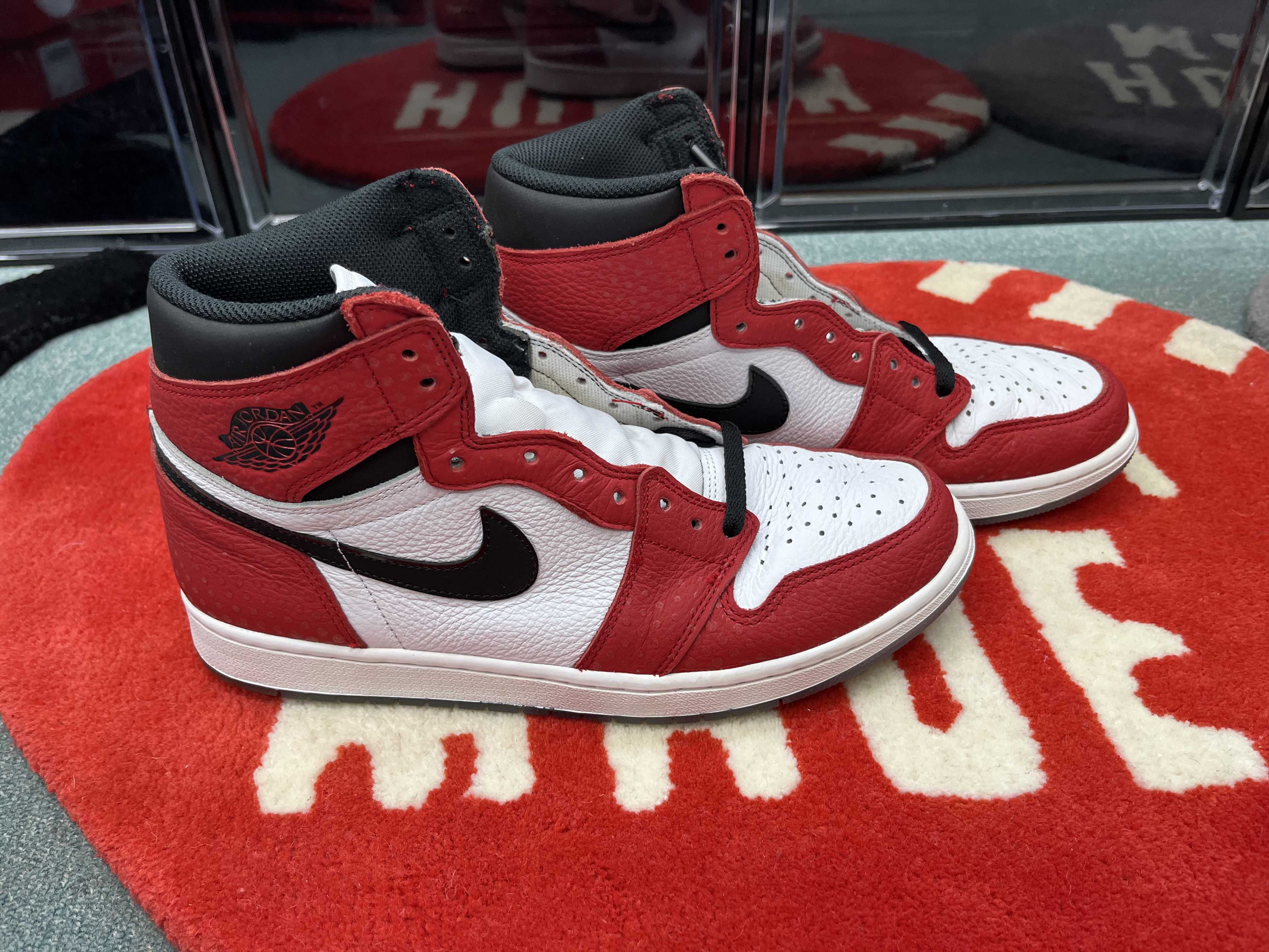 Spiderman × Nike Air Jordan 1 Origin Story "Gym Red/White/Photo Blue/Black"