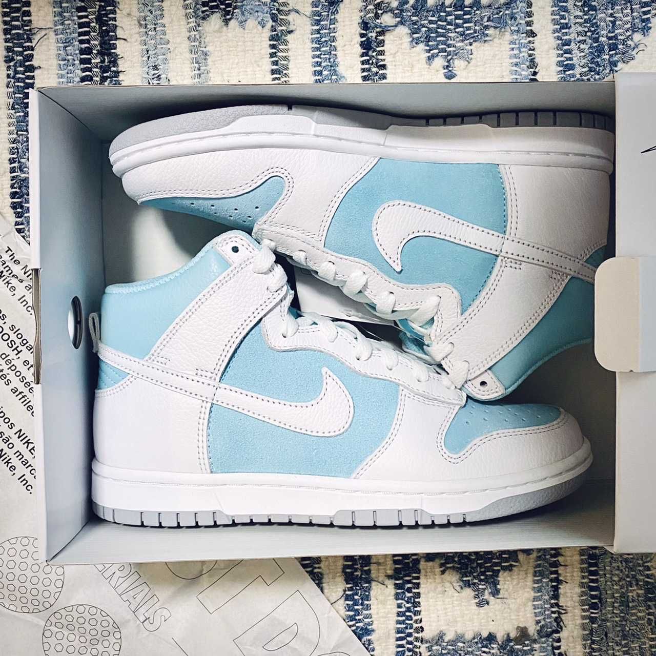 FTC × Nike SB Dunk Low "White/Blue"