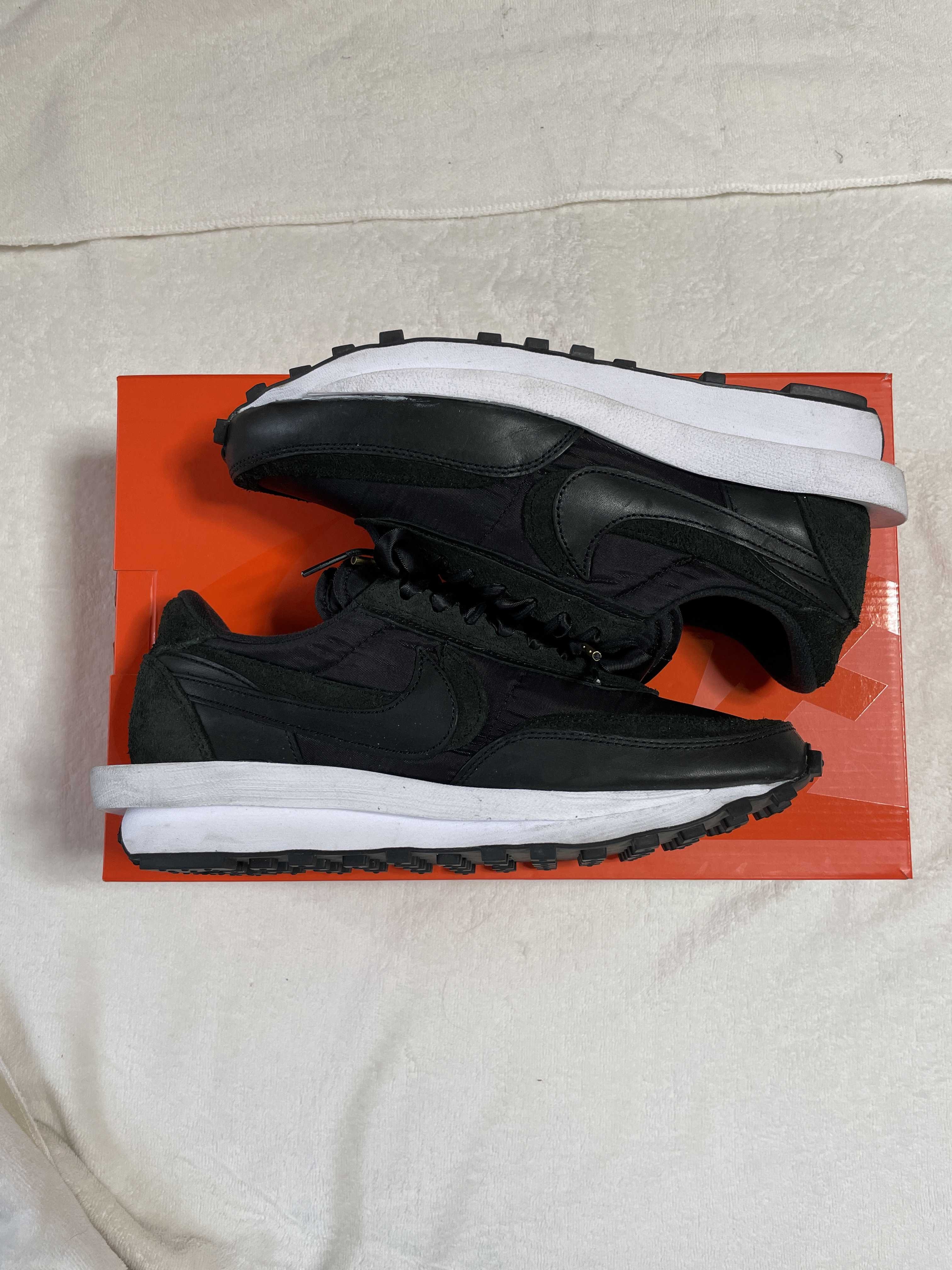 sacai × Nike LDV Waffle "Triple Black"