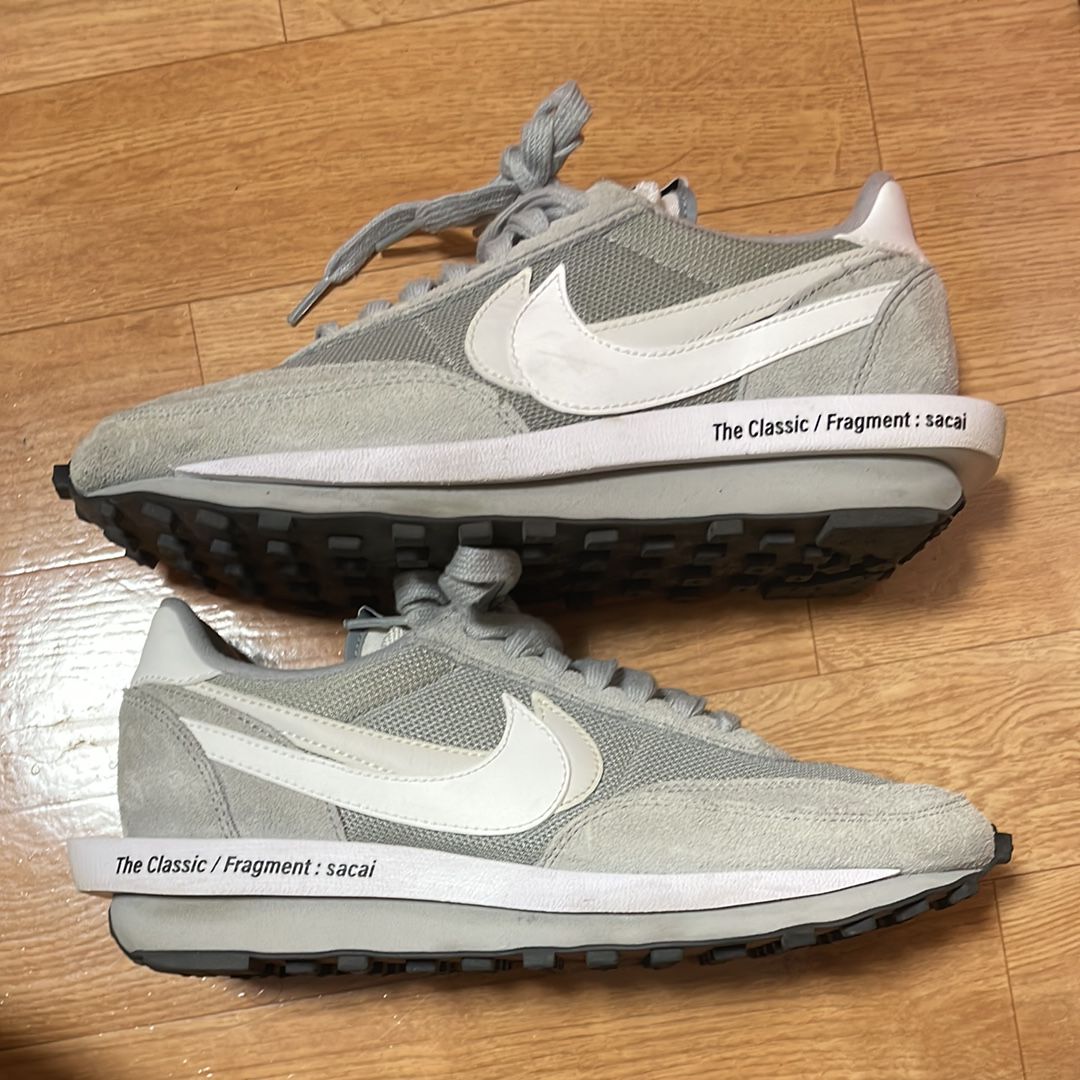 Fragment × sacai × Nike LD Waffle "Light Smoke Grey"