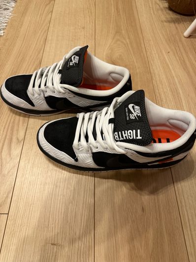 TIGHTBOOTH × Nike SB Dunk Low Pro QS "Black and White"