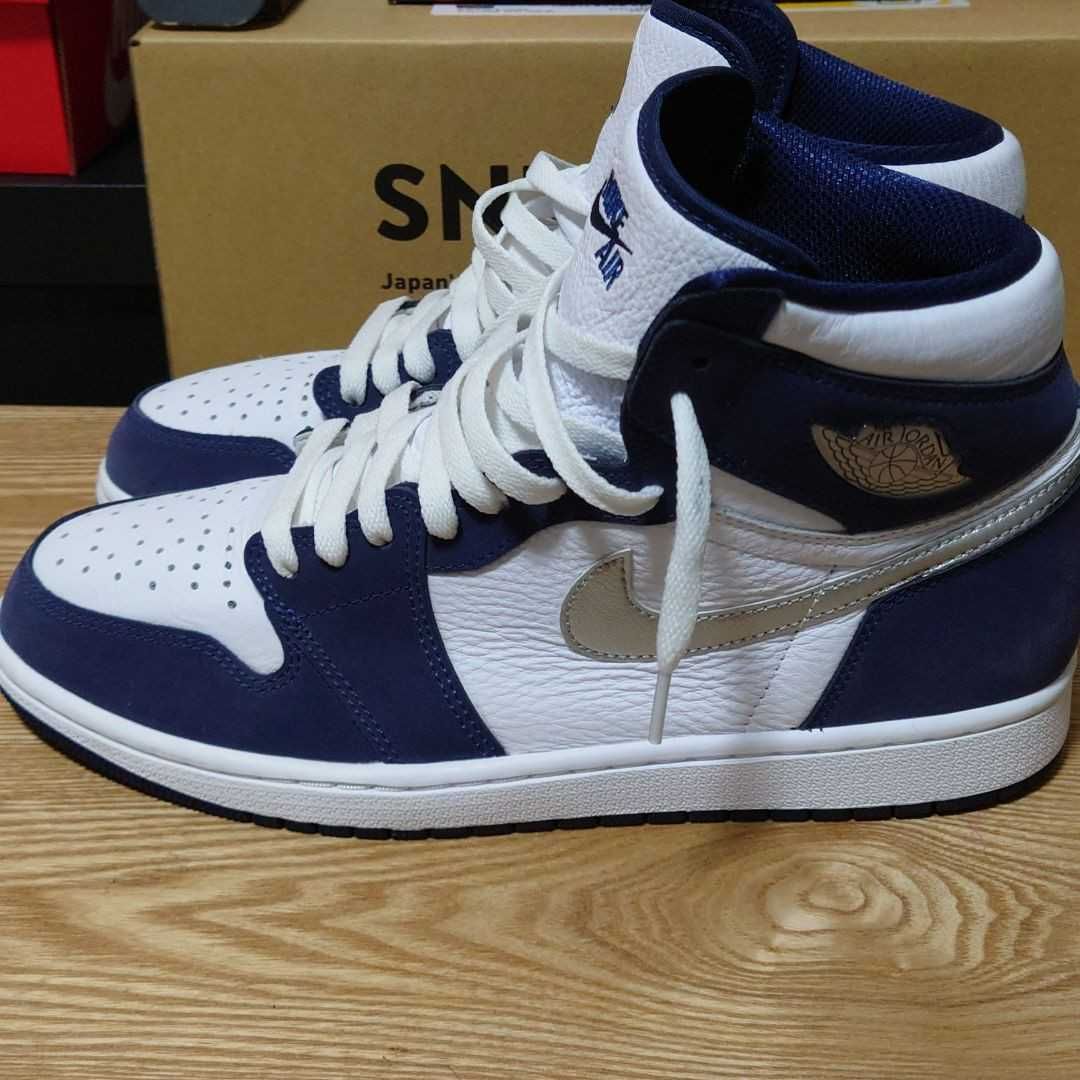 Nike Air Jordan 1 High OG CO.JP "White/Midnight Navy" (2020)(ブリーフケースなし)