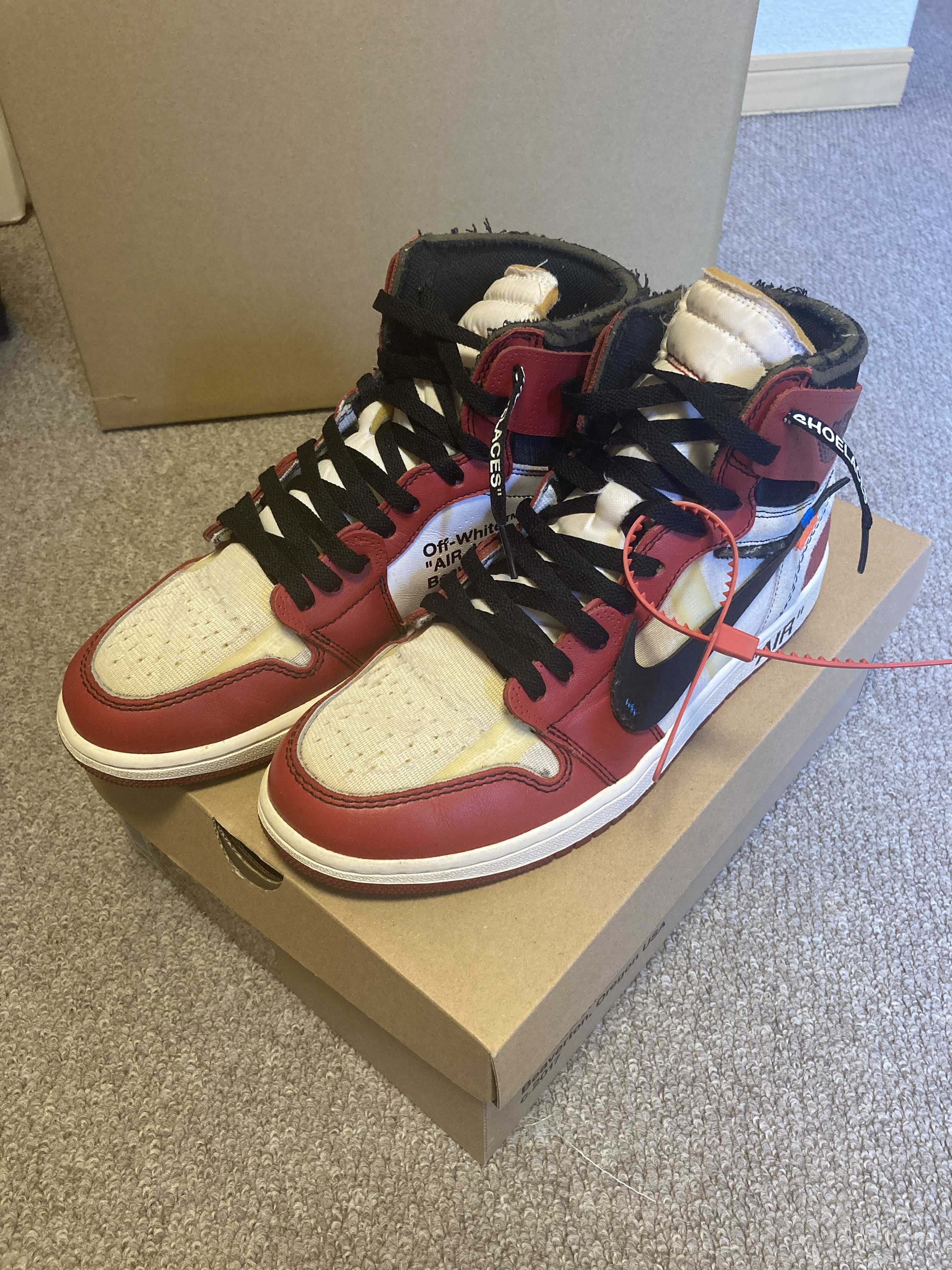 Off-White × Nike Air Jordan 1 Retro High The Ten "Chicago"