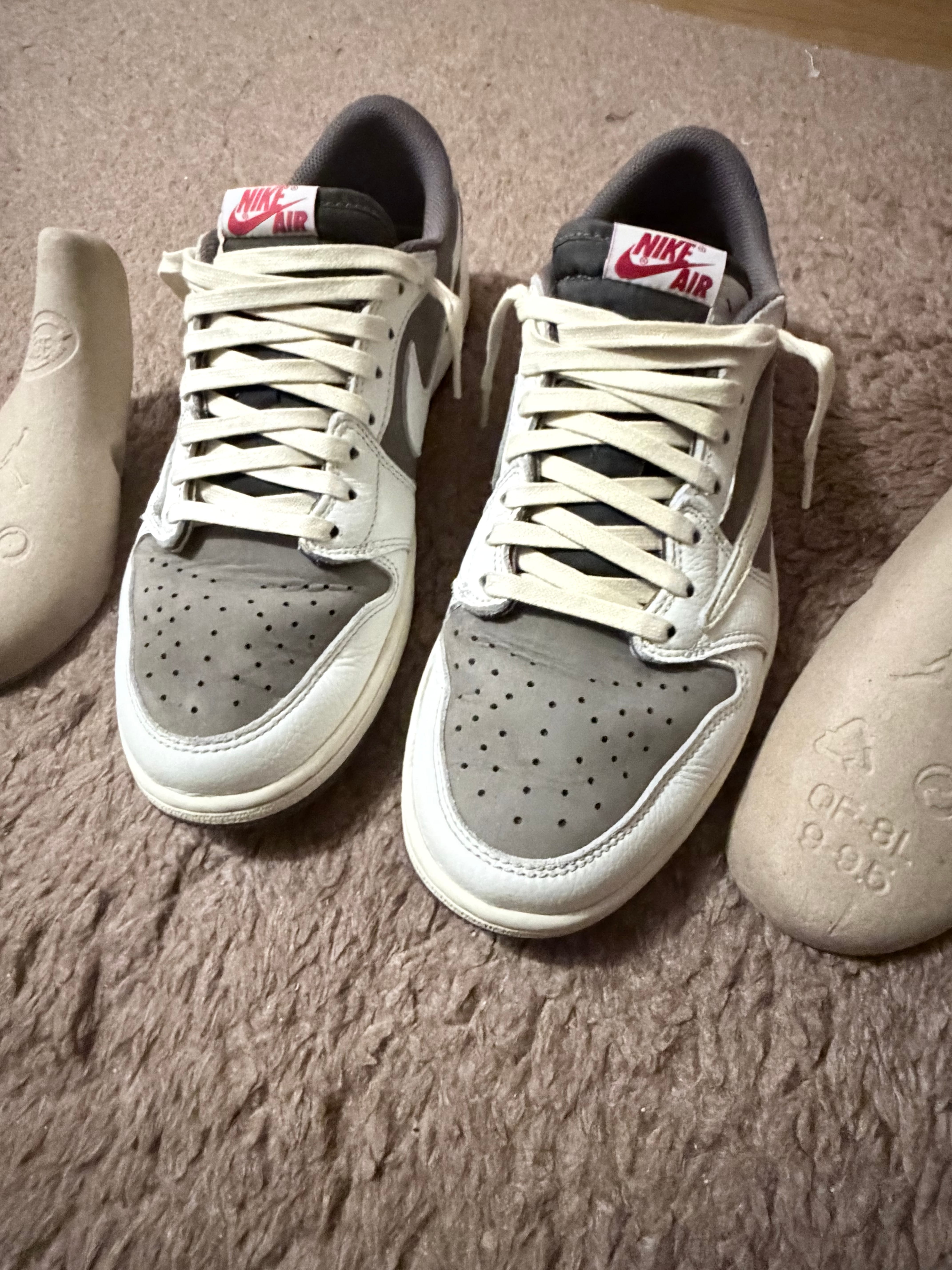 Travis Scott × Nike Air Jordan 1 Low OG SP "Reverse Mocha/Sail and Ridgerock"