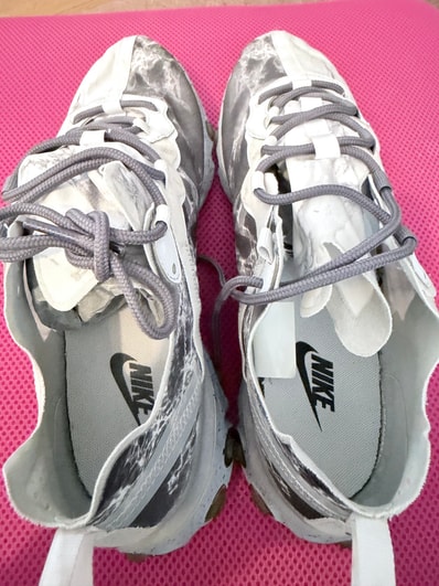 KENDRICK LAMAR×NIKE REACT ELEMENT 55 "PURE PLATINUM/CLEAR-WOLF GREY-BLACK"