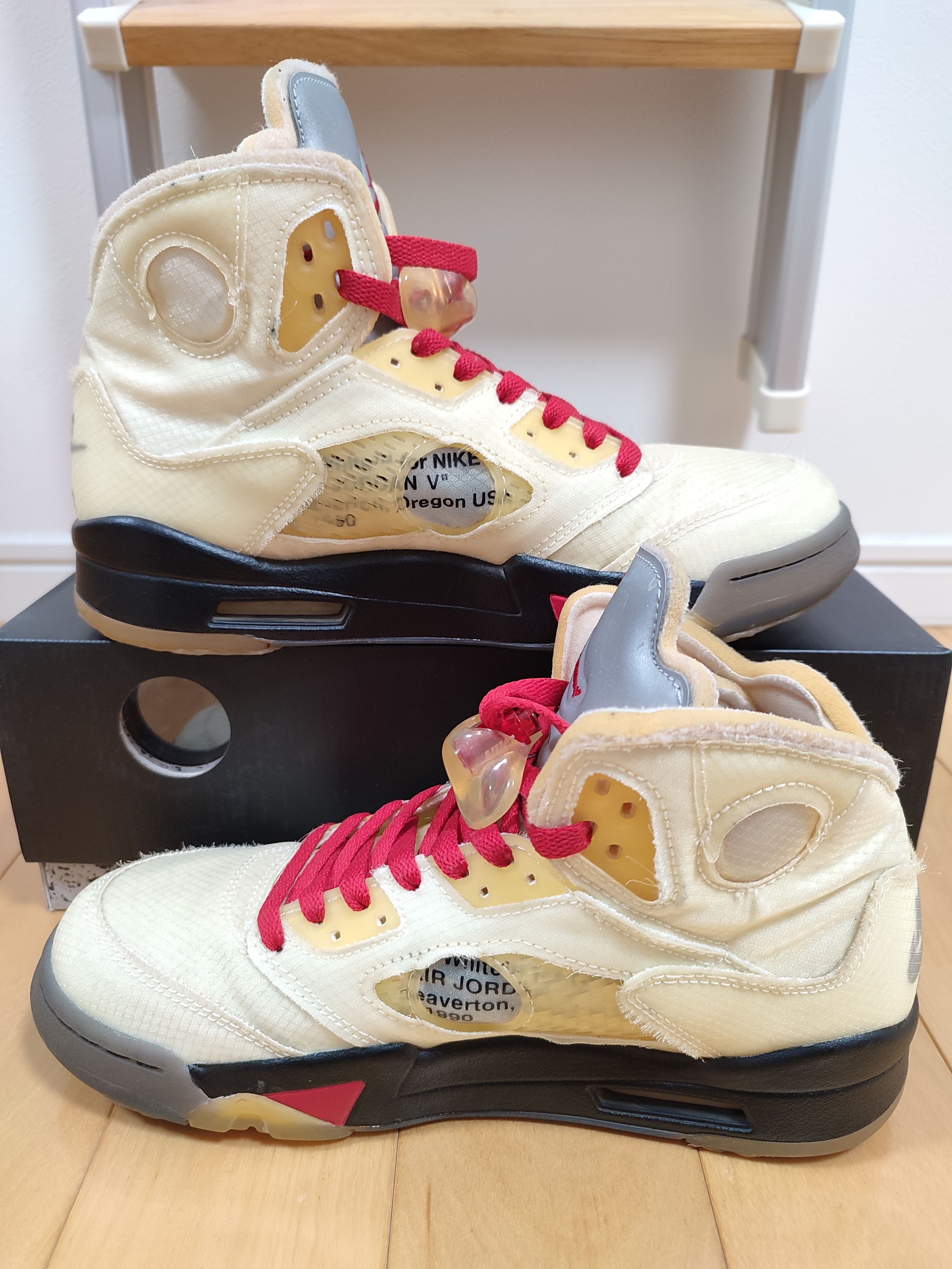 Off-White × Nike Air Jordan 5 "Sail"