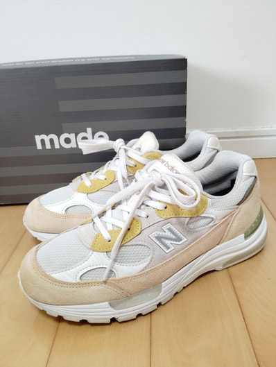 Paperboy × New Balance 992 "Fried Egg"