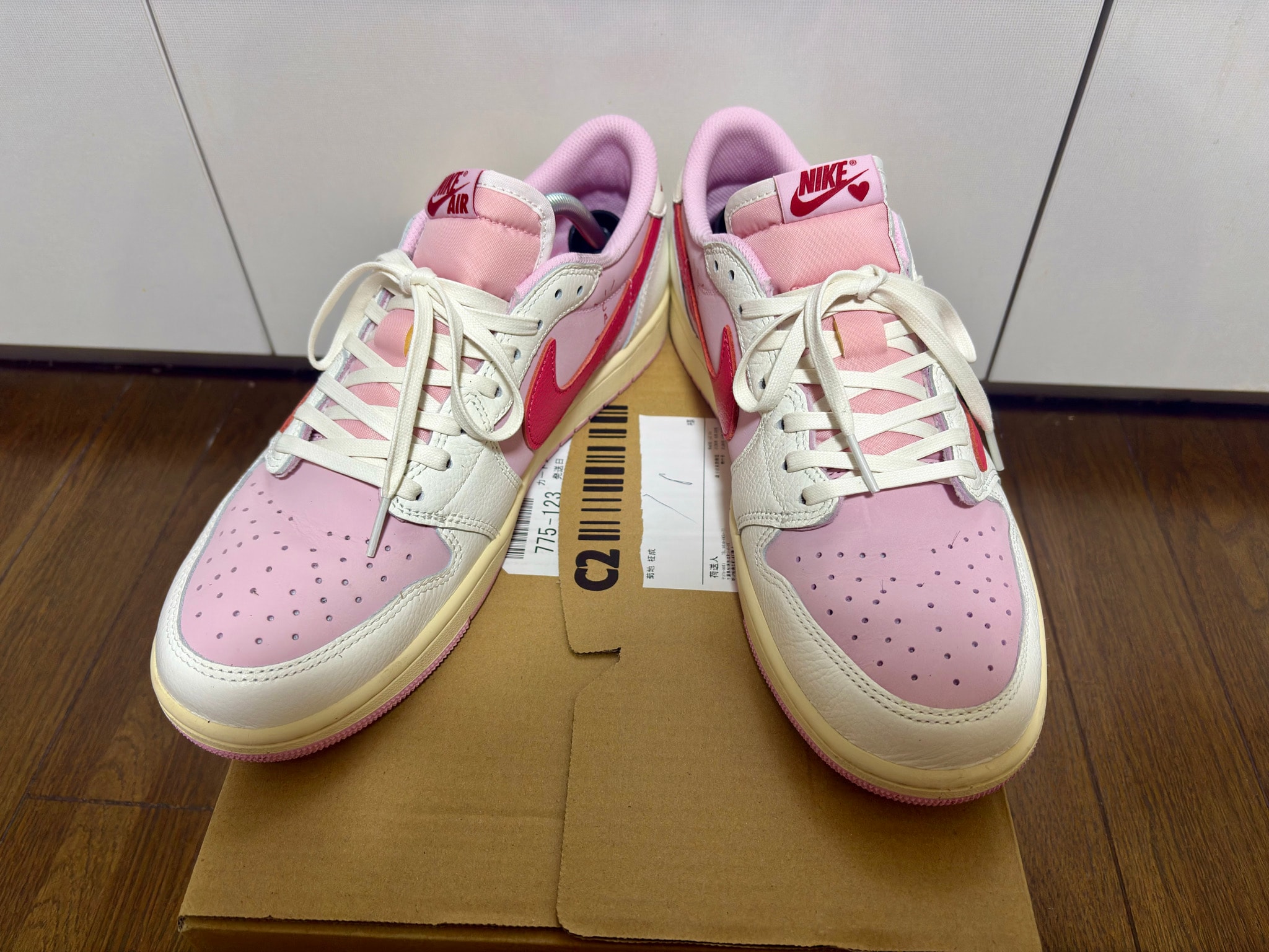 Travis Scott × Nike Air Jordan 1 Retro Low OG "Sail/Tropical Pink"