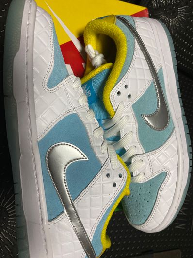 FTC × Nike SB Dunk Low "White/Blue"