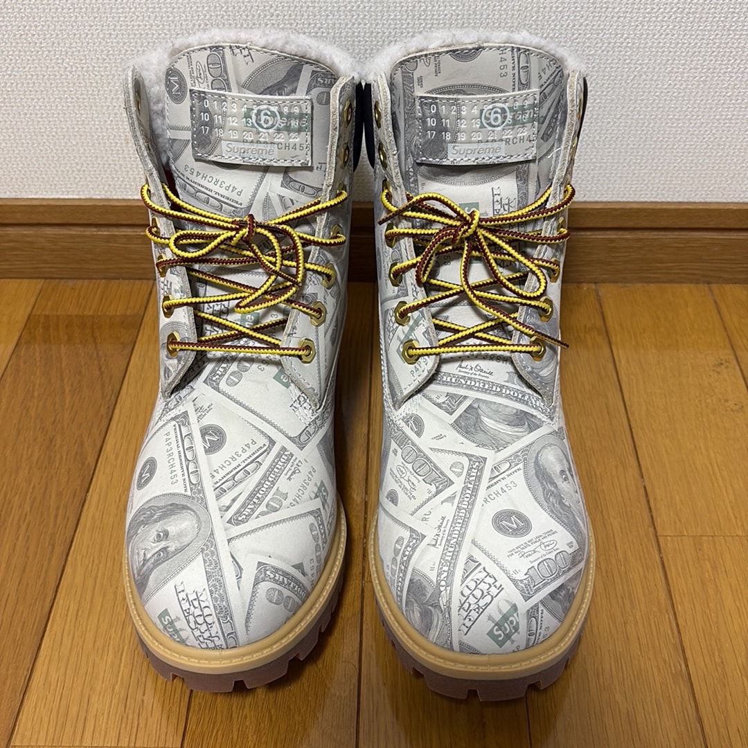 Supreme × MM6 Maison Margiela × Timberland Money 6 Inch Premium Waterproof Boot "Multicolor" (26SS Week4)
