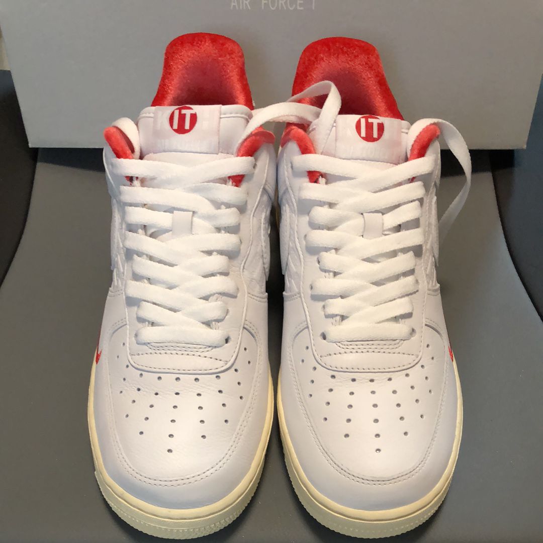 KITH × Nike Air Force 1 Low "White/Red"