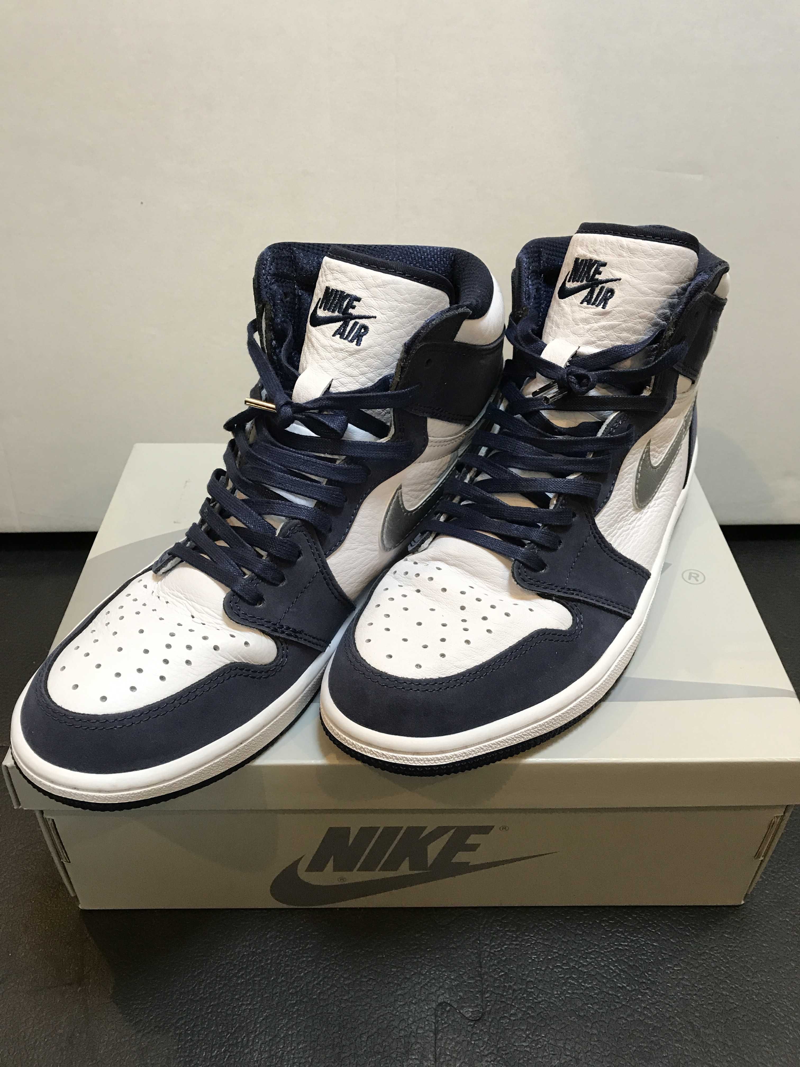 Nike Air Jordan 1 High OG CO.JP "White/Midnight Navy" (2020)(ブリーフケースなし)