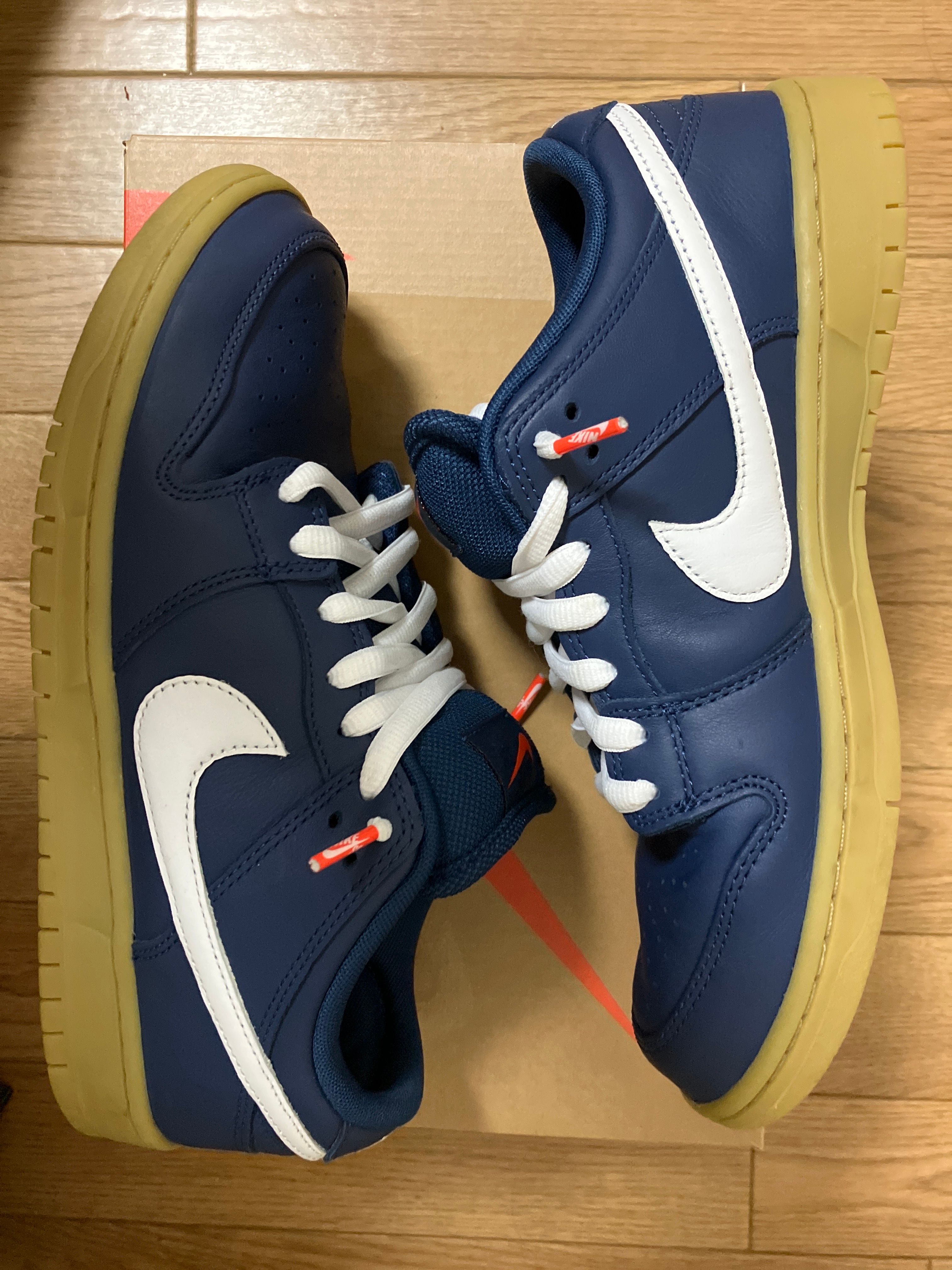 Nike SB Dunk Low Pro ISO Orange Label "Navy Gum"