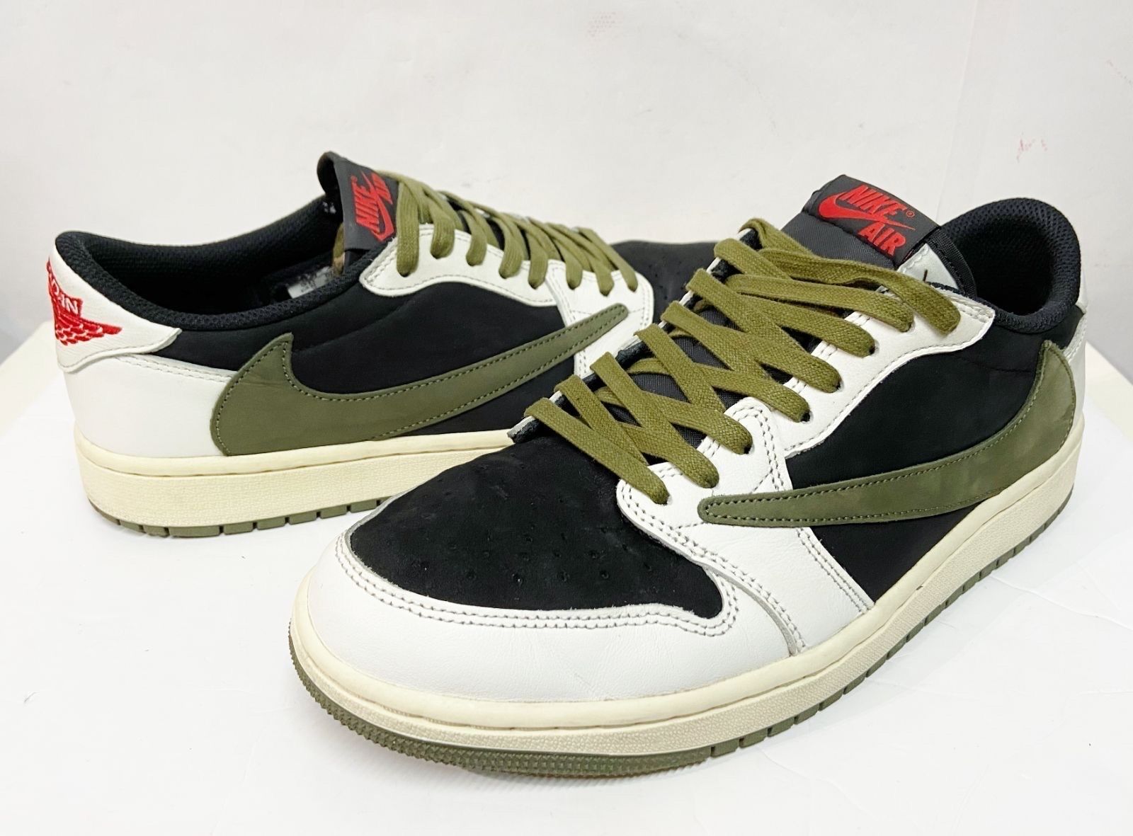 Travis Scott × Nike Women's Air Jordan 1 Low OG "Medium Olive"