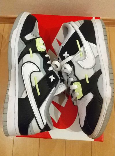 Nike Dunk Low Scrap "Black/White/Light Lemon Twist"