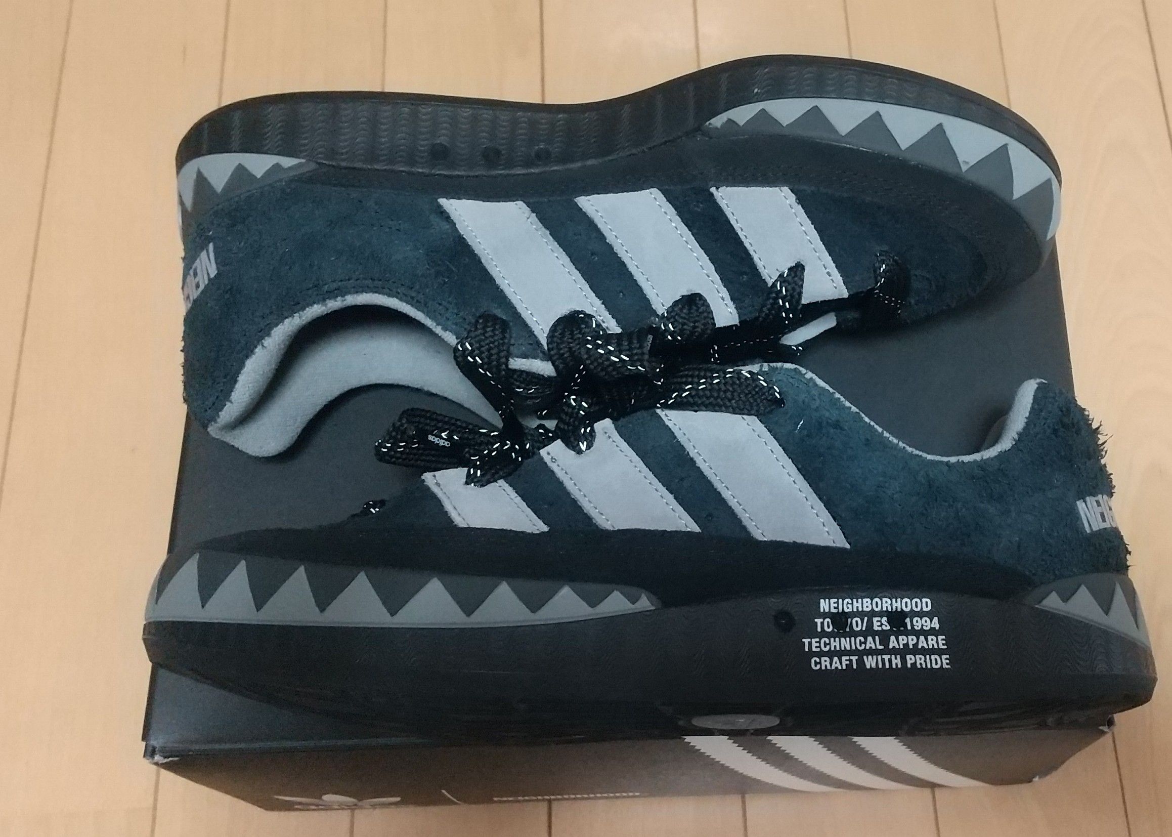 NEIGHBORHOOD × adidas Adimatic "Core Black/Solid Gray"