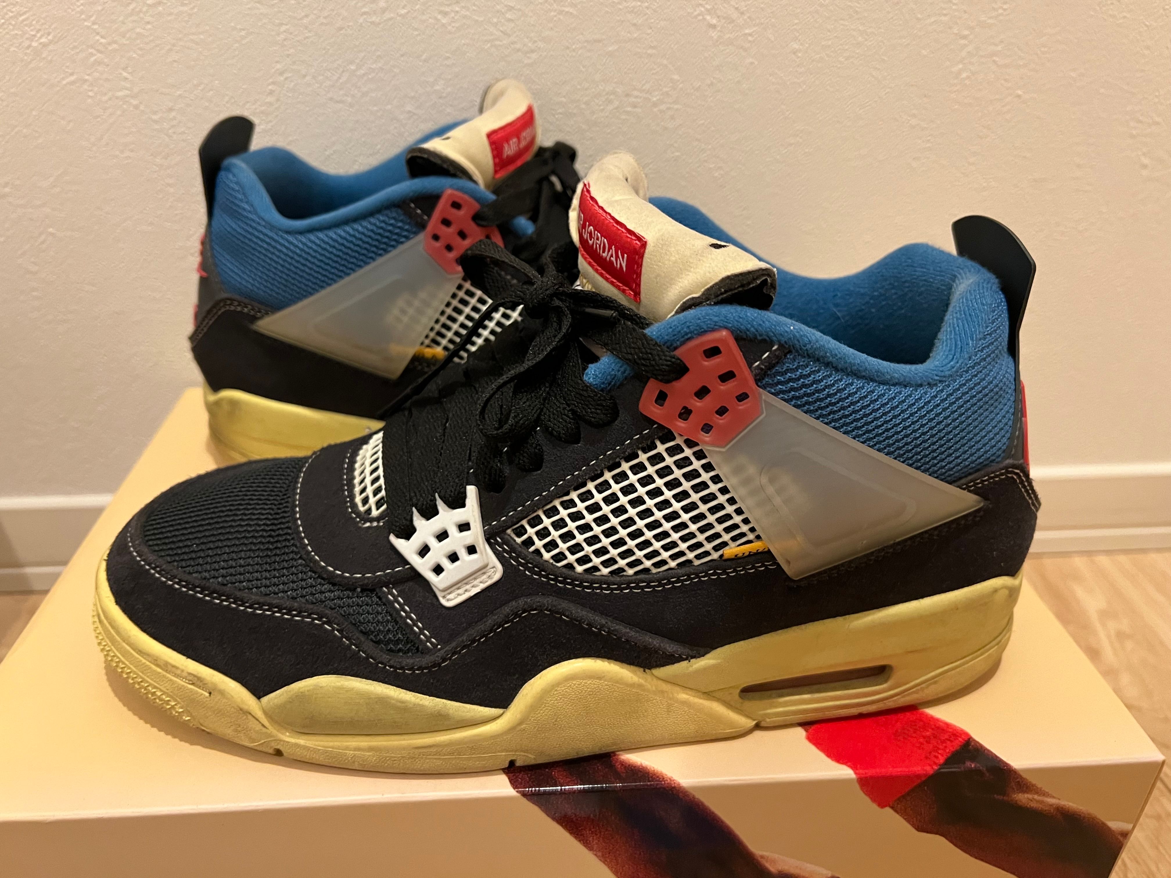 UNION × Nike Air Jordan 4 "Off Noir"