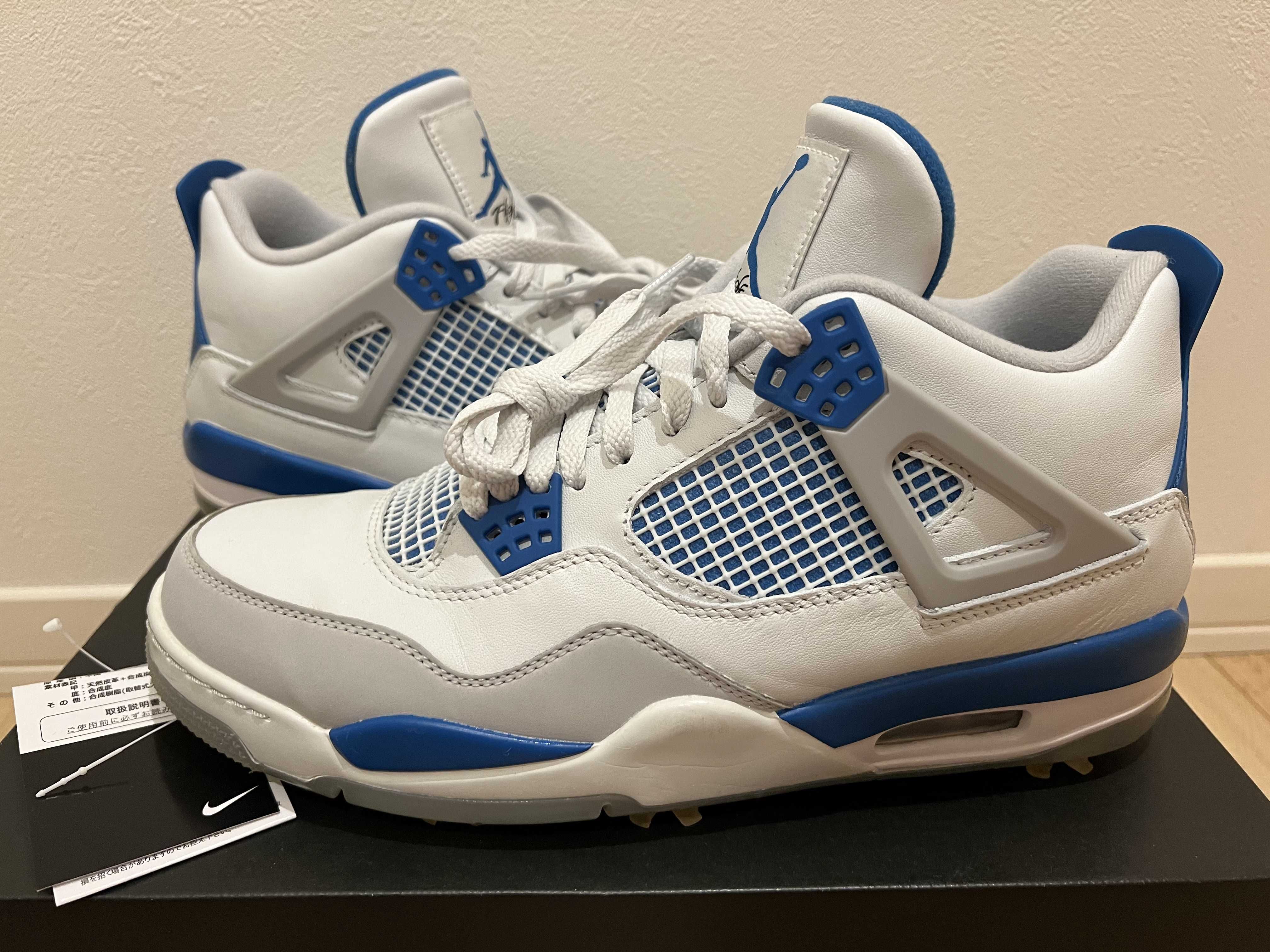 NIKE AIR JORDAN 4 GOLF "MILITARY BLUE"