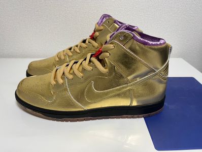 HUMIDITY × NIKE SB DUNK HIGH METALLIC GOLD
