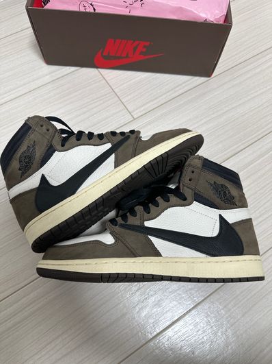 Travis Scott × Nike Air Jordan 1 Retro High OG TS SP "Sail/Dark Mocha"