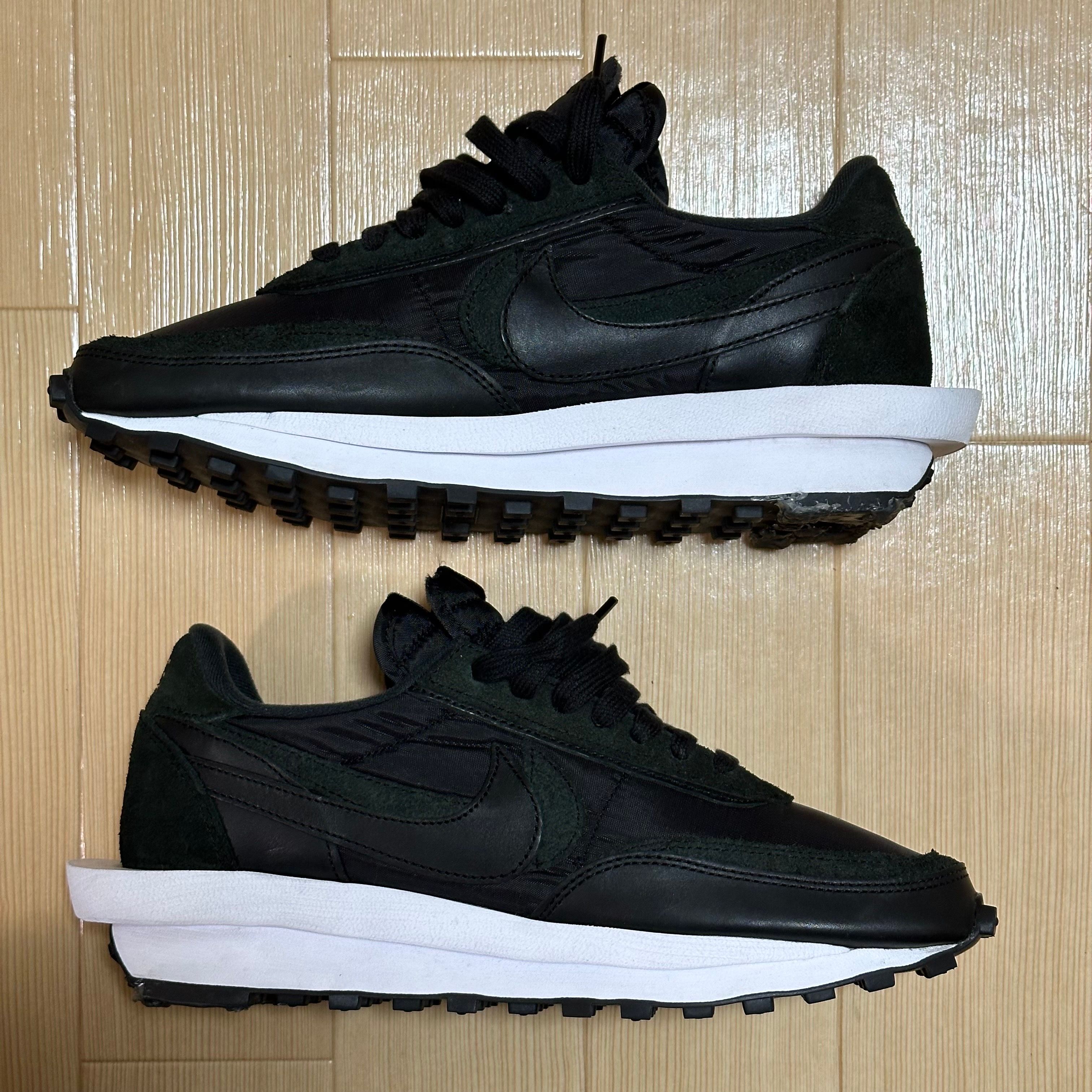 sacai × Nike LDV Waffle "Triple Black"