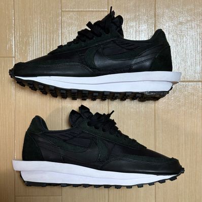 sacai × Nike LDV Waffle "Triple Black"