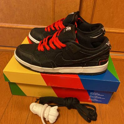 Wasted Youth × Nike SB Dunk Low "Black Denim" / VERDY