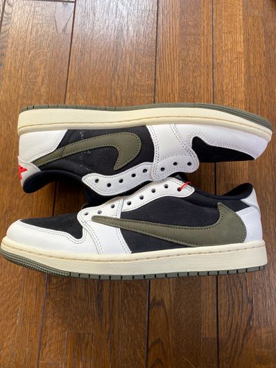 Travis Scott × Nike Women's Air Jordan 1 Low OG "Medium Olive"