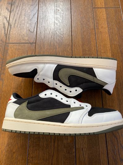 Travis Scott × Nike Women's Air Jordan 1 Low OG "Medium Olive"