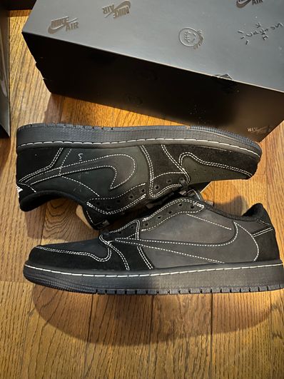 Travis Scott × Nike Air Jordan 1 Low OG SP "Black Phantom"