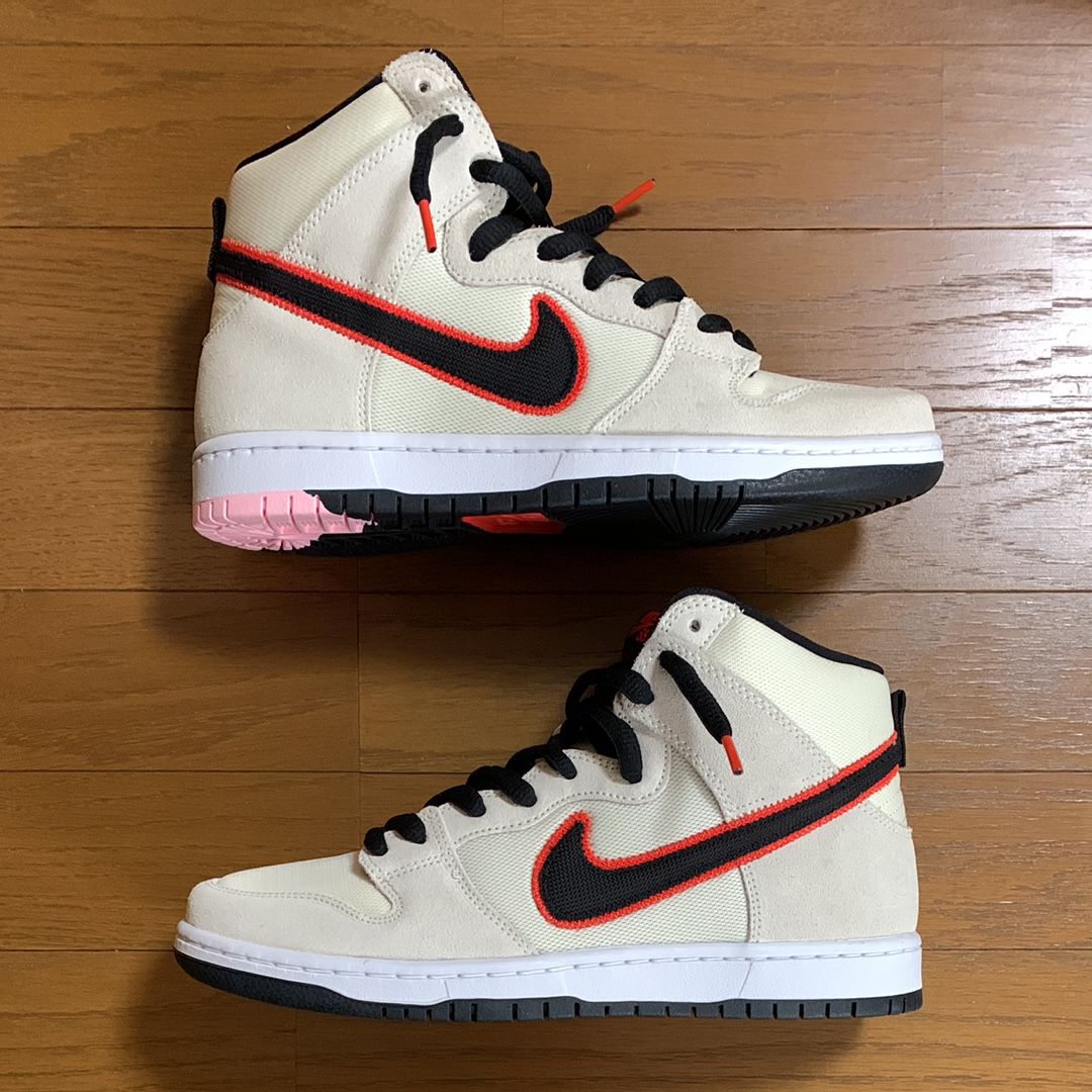 【中古】未使用品 NIKE SB 27cm DUNK HIGH SAN FRANCISCO GIANTS / COCONUT MILK AND BLACK スニーカー US9 メンズ Nike SB Dunk High 