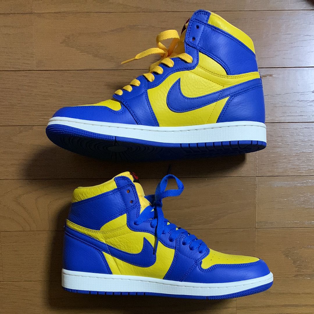 Nike Women's Air Jordan 1 High OG "Game Royal and Varsity Maize"