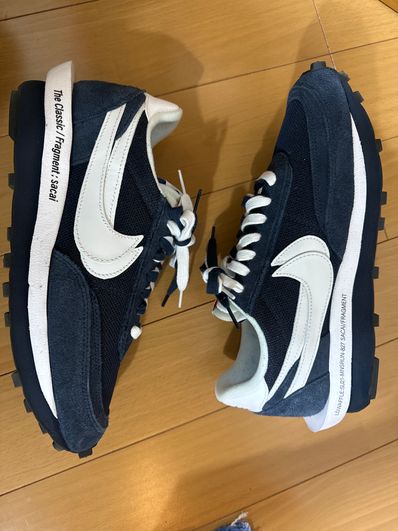 Fragment × sacai × Nike LD Waffle "Blackended Blue"