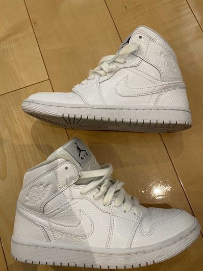 Nike Women's Air Jordan 1 Mid "Snake Skin"