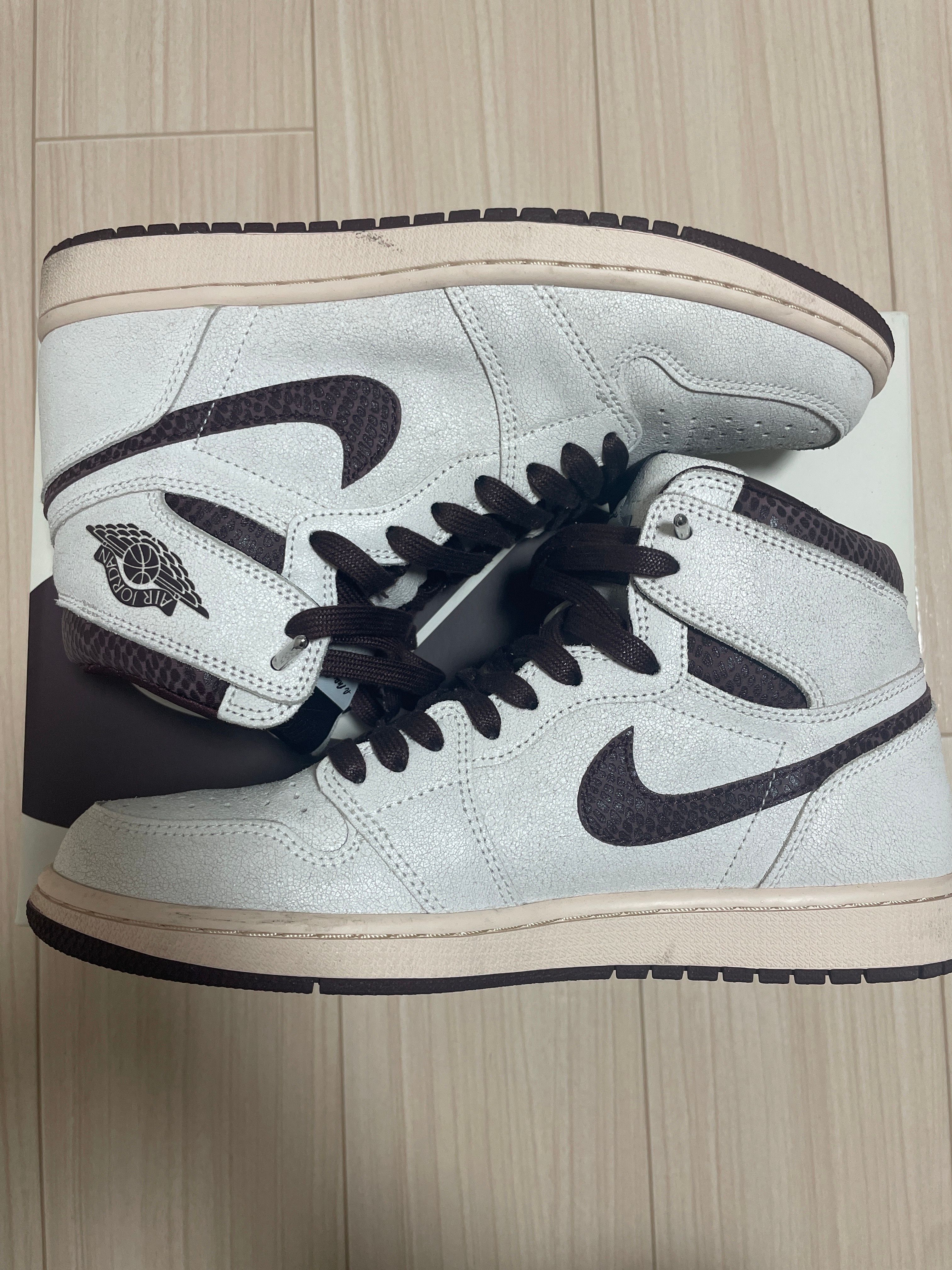 A Ma Maniere × Nike Air Jordan 1 Retro High OG "Sail and Burgundy"