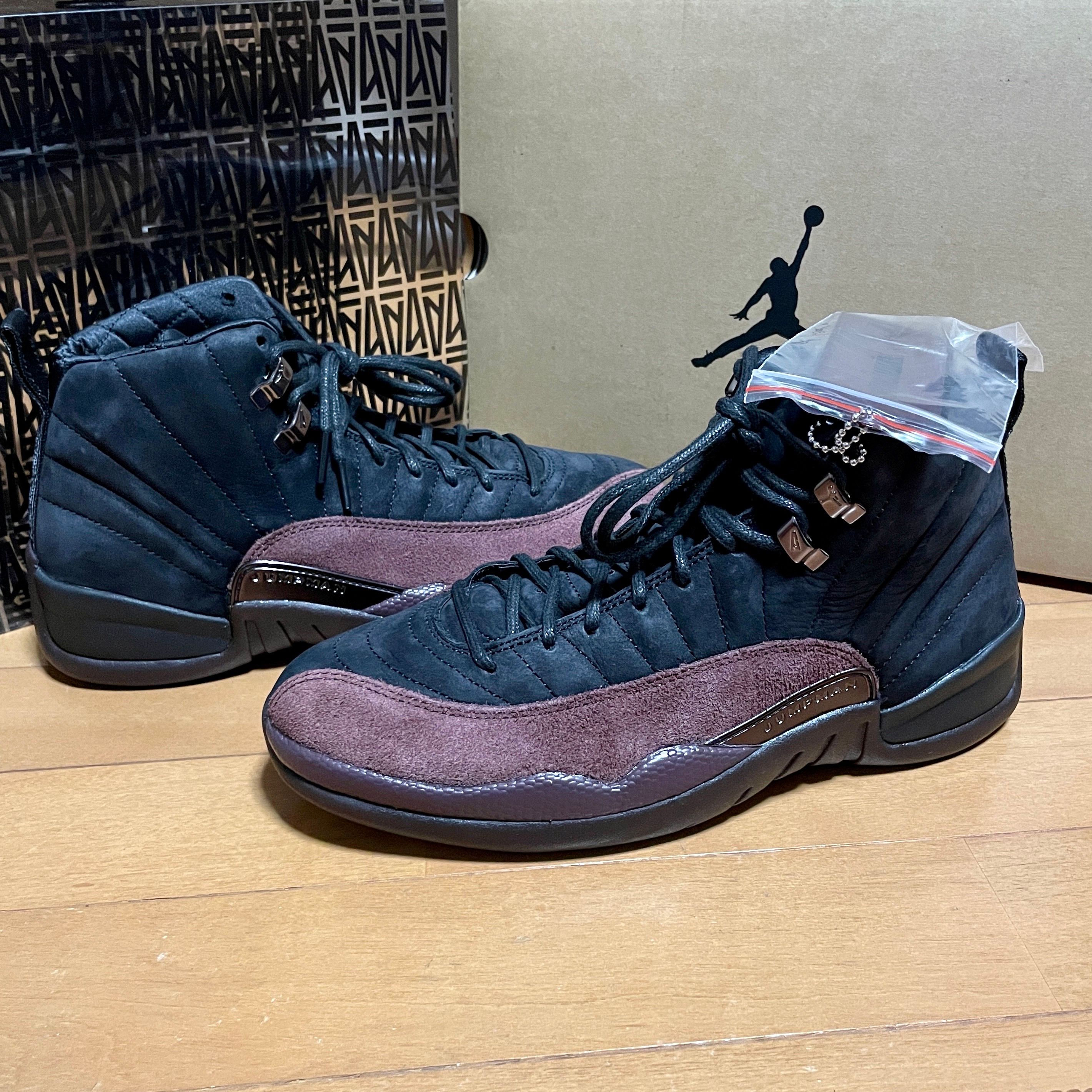 A Ma Maniere × Nike Women's Air Jordan 12 "Black and Burgundy Crush"