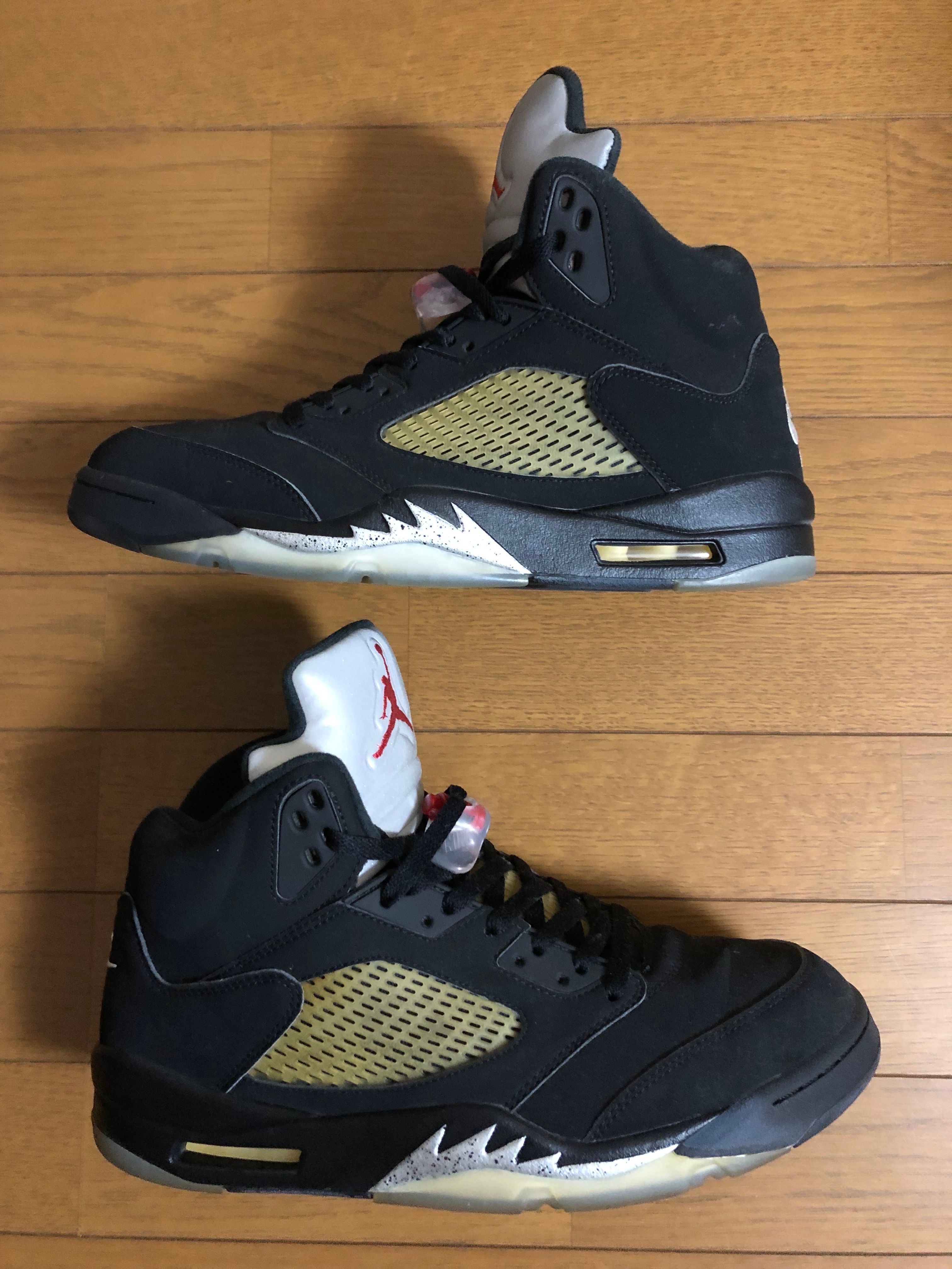 Nike Air Jordan 5 Retro OG "Black/Fire Red/Metallic Silver/White" (2016)