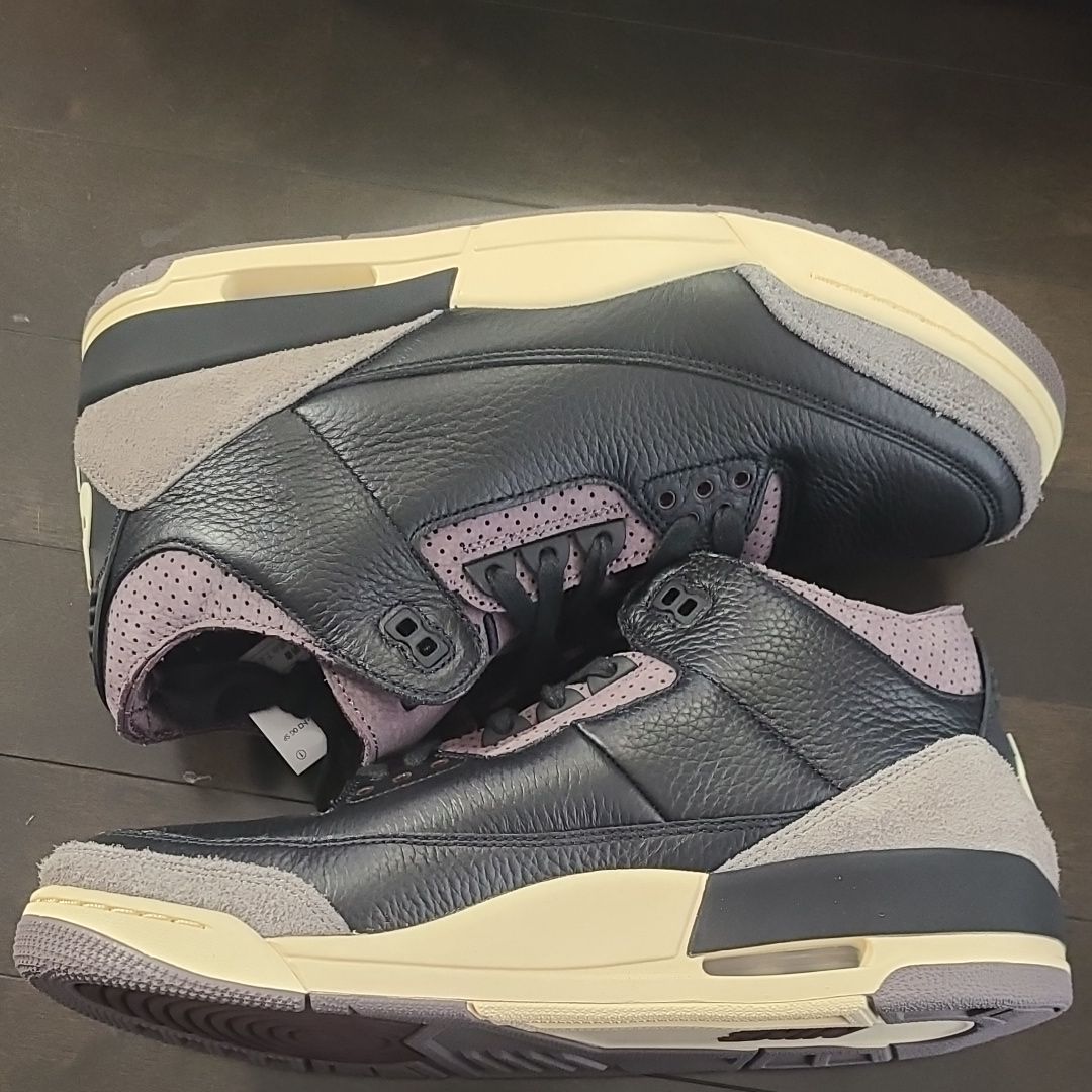 A Ma Maniere × Nike Women's Air Jordan 3 Retro OG SP "Black and Flat Pewter/WYWS"