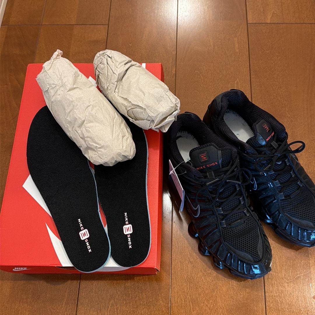 Nike Shox TL "Black/Metallic Hematite/Max Orange/Black"