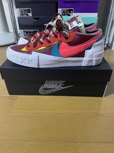 KAWS × sacai × Nike Blazer Low "Team Red"