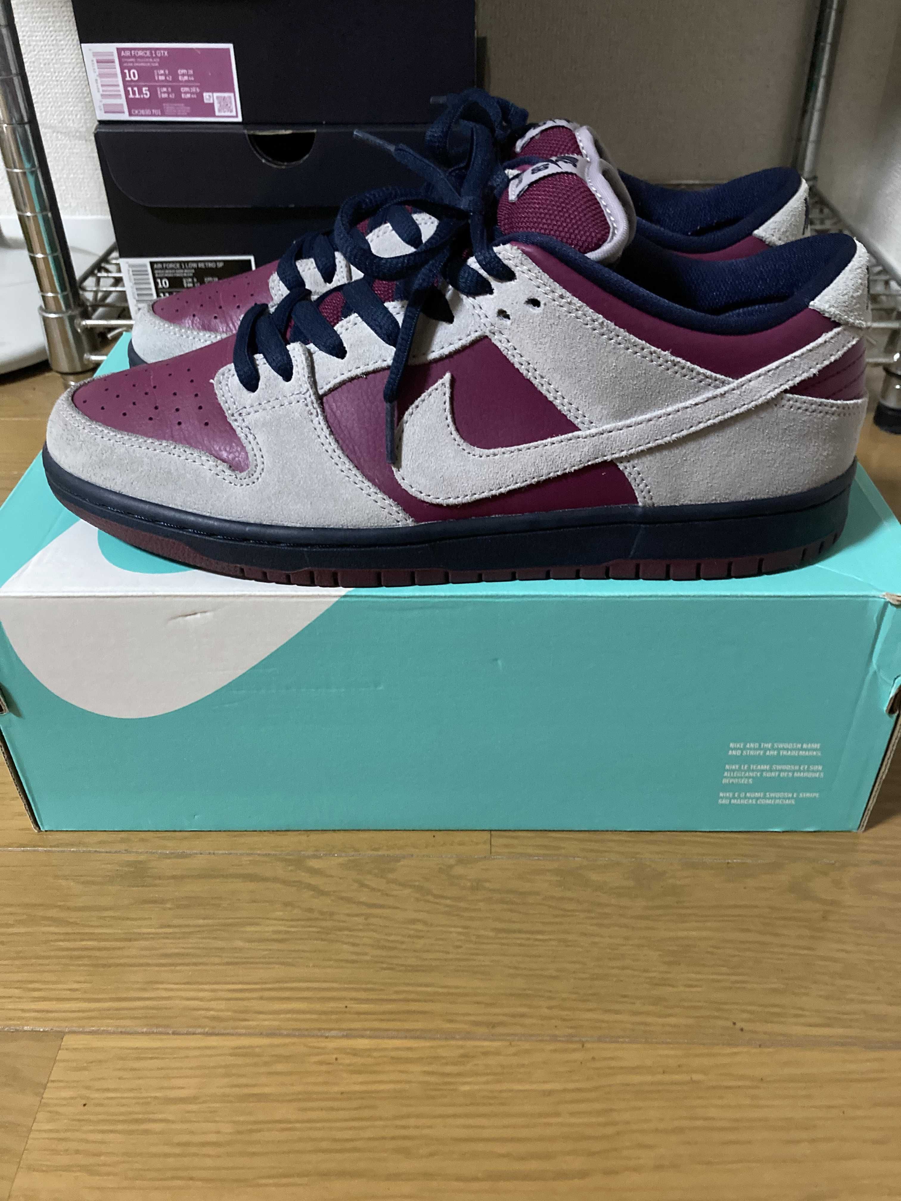 Nike SB Dunk Low Pro "Burgundy/Grey"