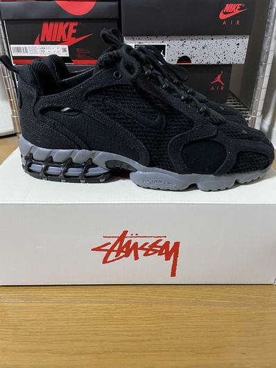 Stussy × Nike Air Zoom Spiridon Cage 2 "Black"