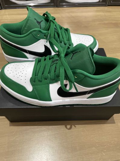 NIKE AIR JORDAN 1 LOW "PINE GREEN/WHITE"