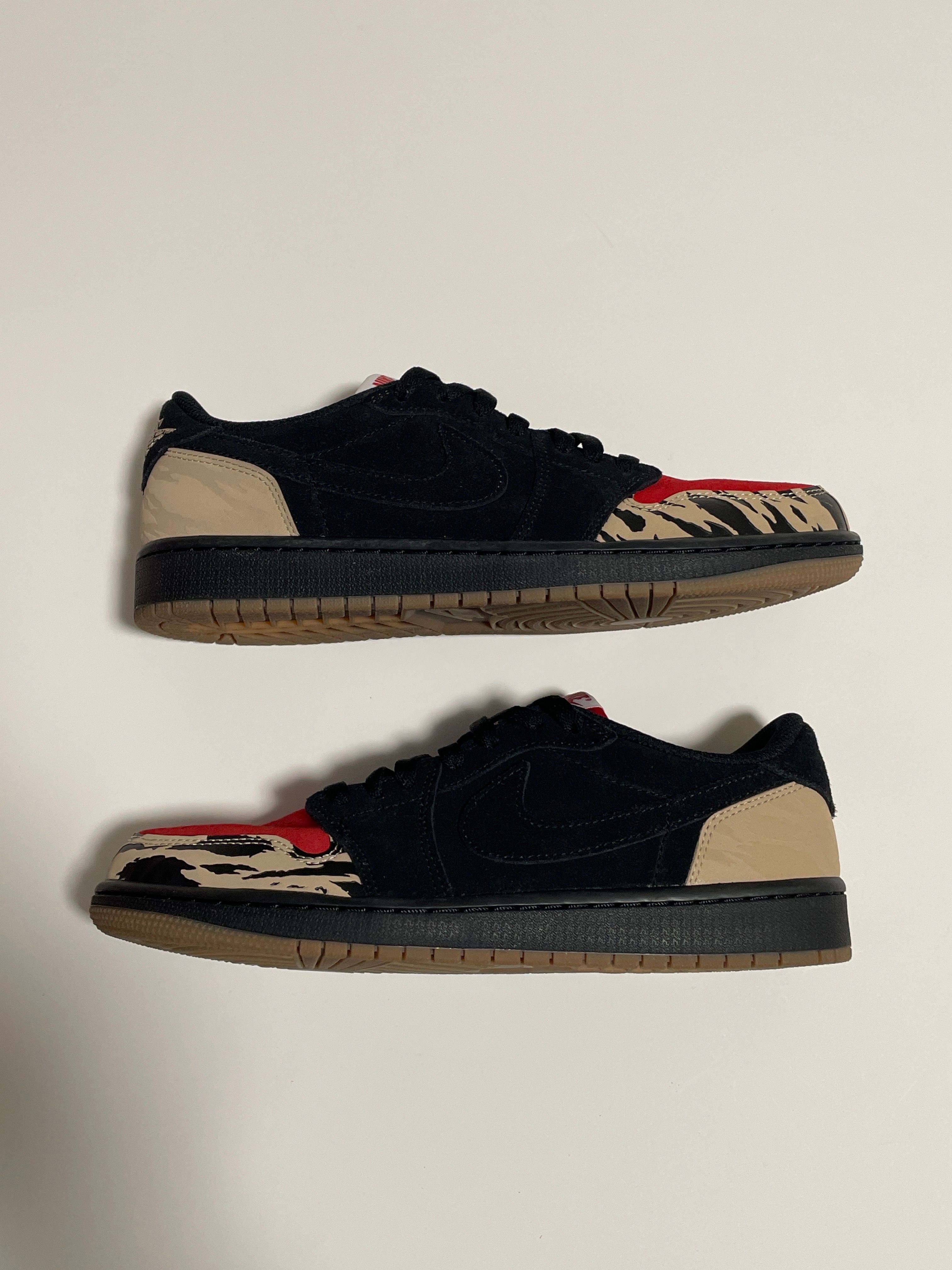 Sole Fly × Nike Air Jordan 1 Low "Black and Sport Red"