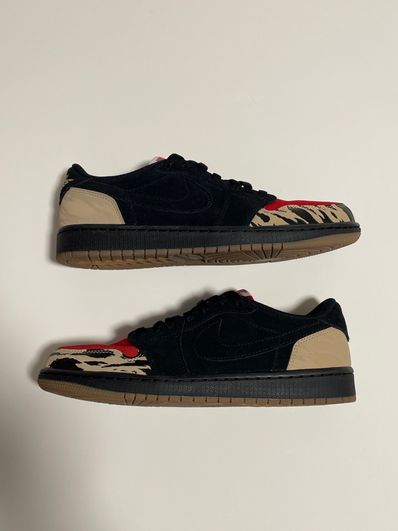 Sole Fly × Nike Air Jordan 1 Low "Black and Sport Red"