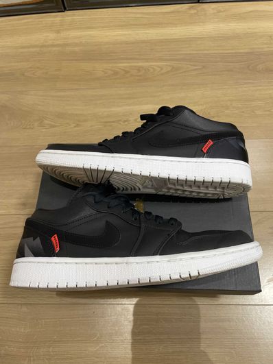 NIKE × PARIS SAINT GERMAIN AIR JORDAN 1 LOW PSG "BLACK"
