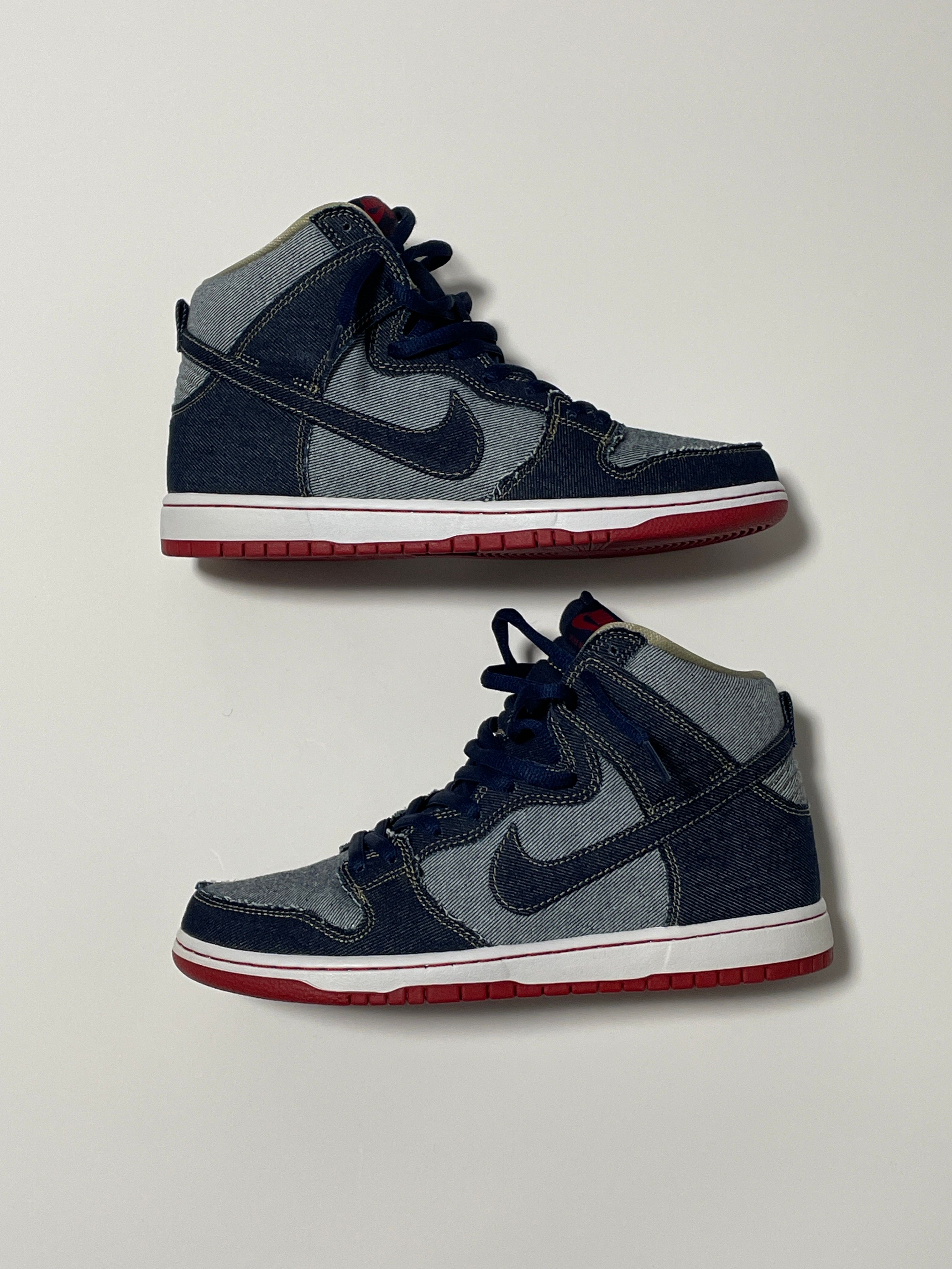 Nike SB Dunk High Reese Forbes Denim "Midnight Navy"